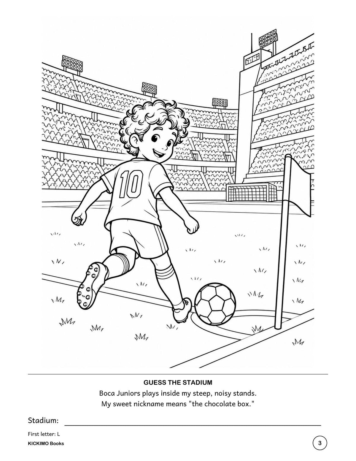 Milo's World Football Adventure — Coloring & Riddle Book (English PDF)