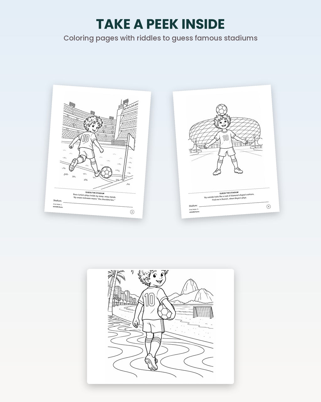 Milo's World Football Adventure — Coloring & Riddle Book (English PDF)