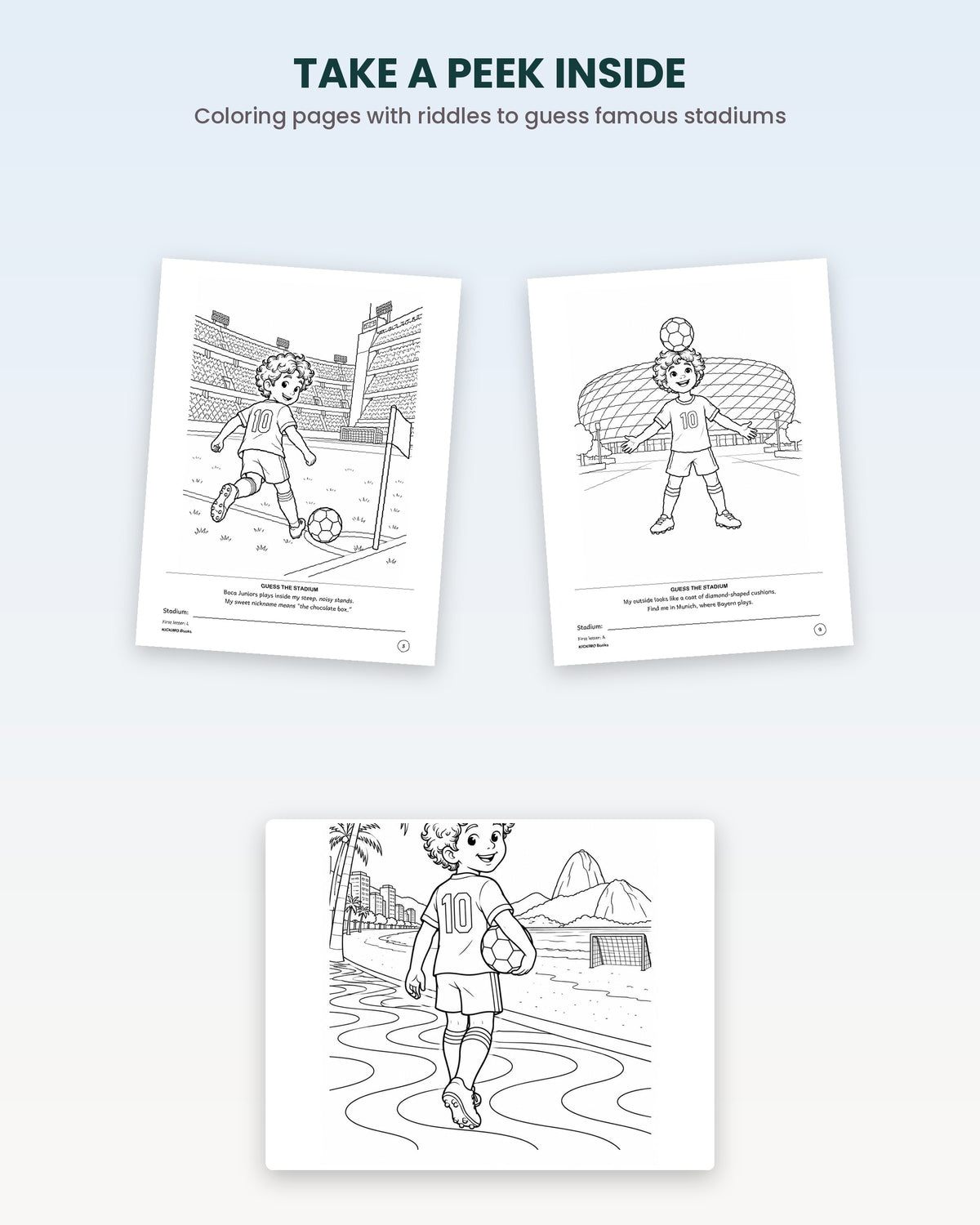Milo's World Football Adventure — Coloring & Riddle Book (English PDF)